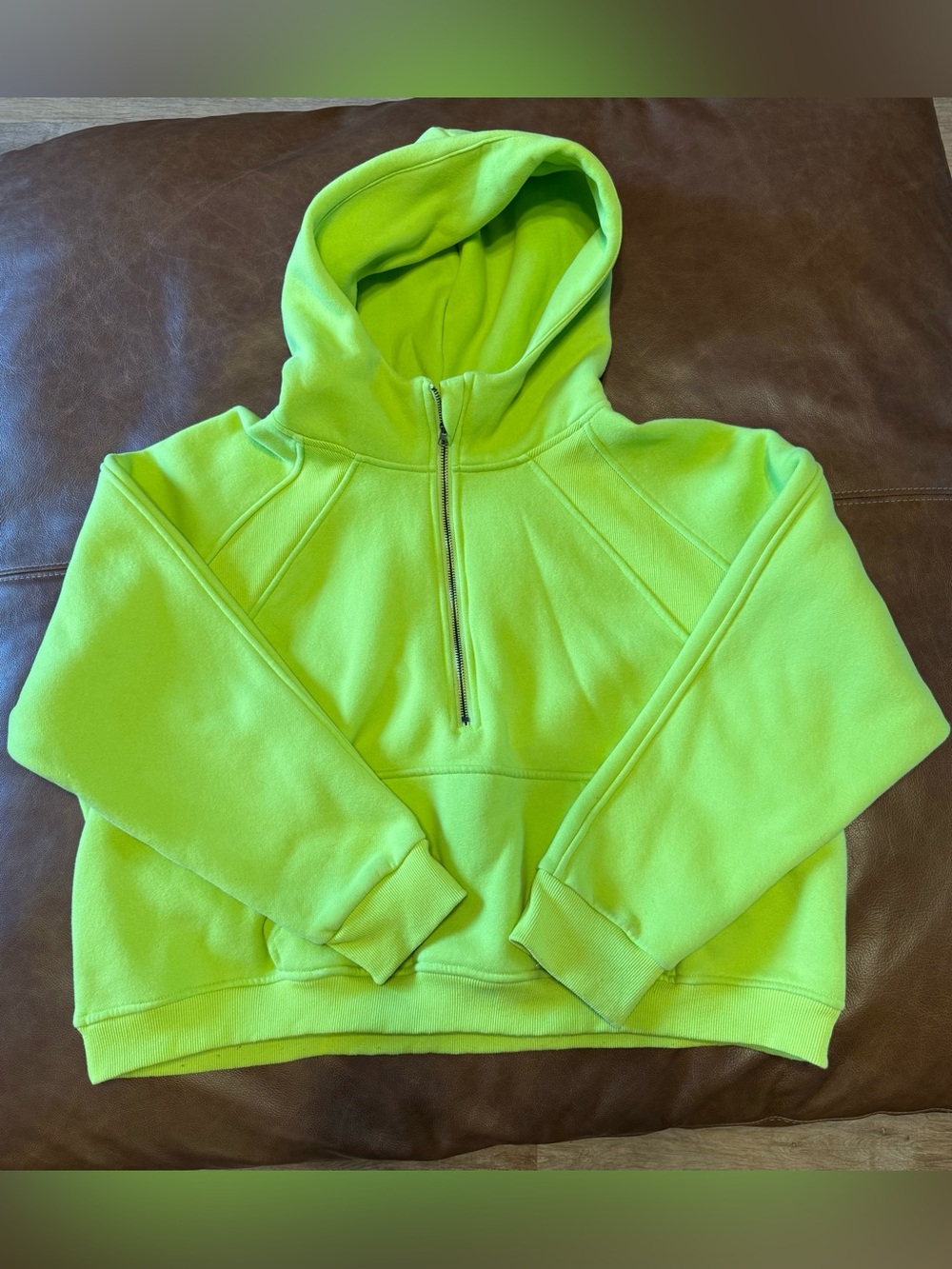 Pink Lily Neon Lime Pullover Hoodie